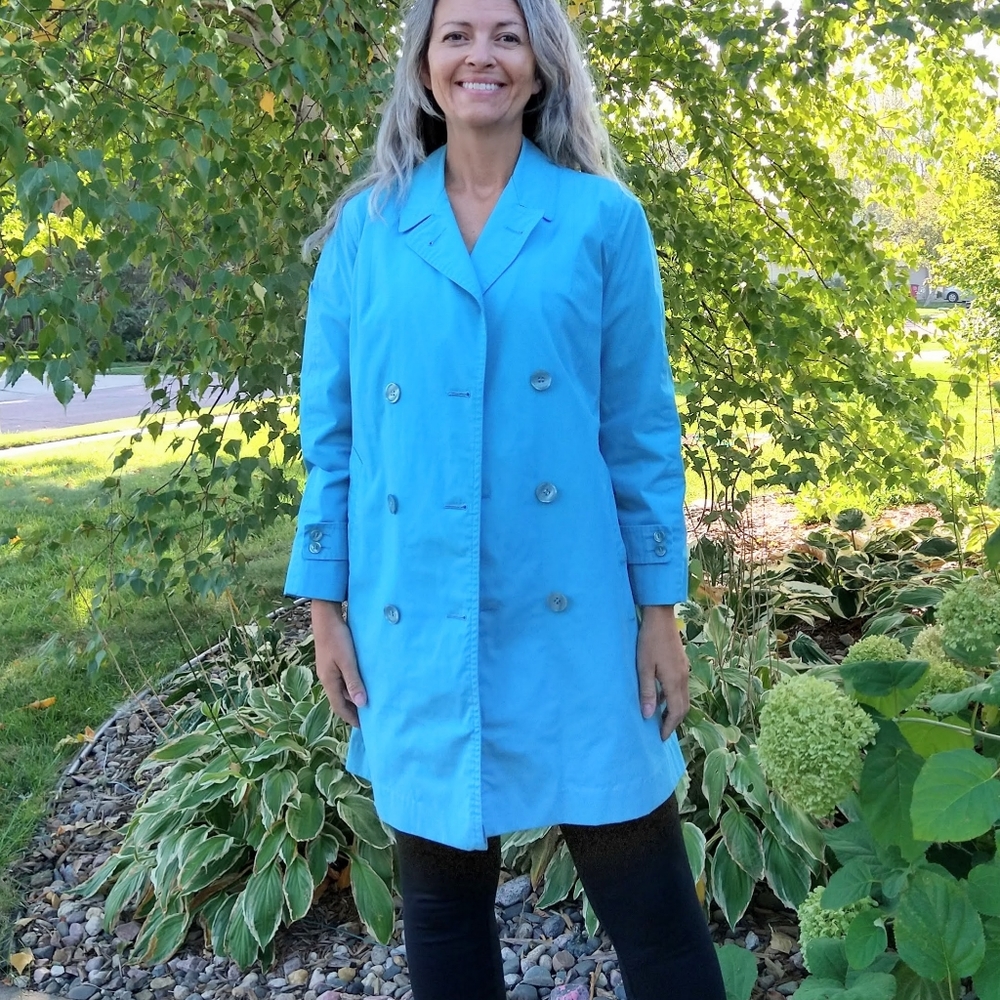 LONDON FOG vintage spring trench coat S - Picture 3 of 8